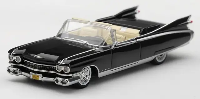 [予約] MINI-GT 1/64 キャデラック エルドラド ビアリッツ 1959 ブラック(左ハンドル)　MGT01379-L