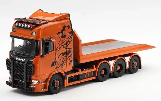 予約] MINI-GT 1/64 スカニア 770S B8x4NA フックリフト フラット