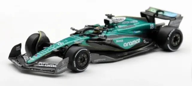 [予約] MINI-GT 1/64 アストンマーチン AMR24 F1 2024 NO.18 ラスベガスグランプリ ランス ストロール　MGT01413-L