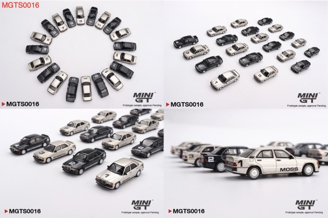 MINI-GT "1/64 メルセデス ベンツ 190E 2.3 ニュルブルクリンク 1984 "レース オブ チャンピオンズ" 1984 20台セット  5000セット限定　MGTS0016