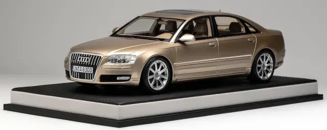 予約] モーターヘリックス 1/18 アウディ A8 L W12 2008 インパラ