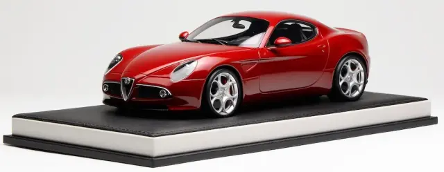 [予約] モーターヘリックス 1/18 アルファ ロメオ 8C コンペティツィオーネ 2008 ロッソアルファ MH033RA