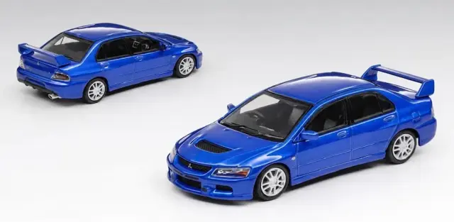 [予約] マスディ 1/64 ミツビシ ランサーエボリューション 9 エレクトリックブルー　MI1201