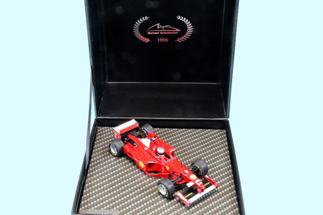 シューマッハショップ特注イクソ 1/43 フェラーリ F300 フランスGP 1998 Winner M.シューマッハ　MS-F300-98A