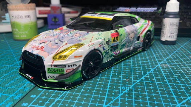 ミニチュアデカール 1/24 脱毛 Dステイション K'sフロンティア