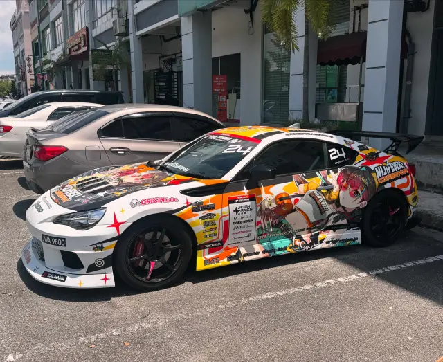 [予約] ミニチュアデカール 1/24 トヨタ GR 86 NIJI FEVEER 2次元熱血野郎！ フルデカール アオシマ対応　MS24045