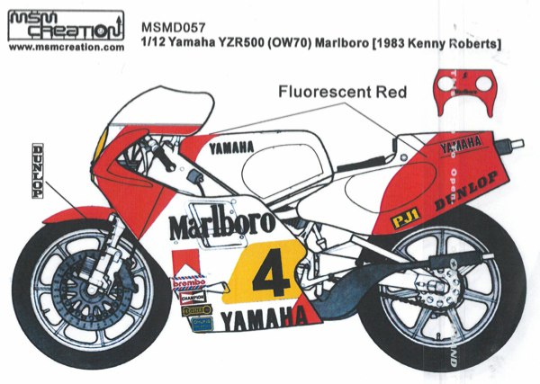hy0825様タミヤ 1/12 ヤマハYZR500 OW70 ケニーロバーツ hy0825様タミヤ 1/12 ヤマハYZR500 OW70 ケニーロバーツ - メルカリ