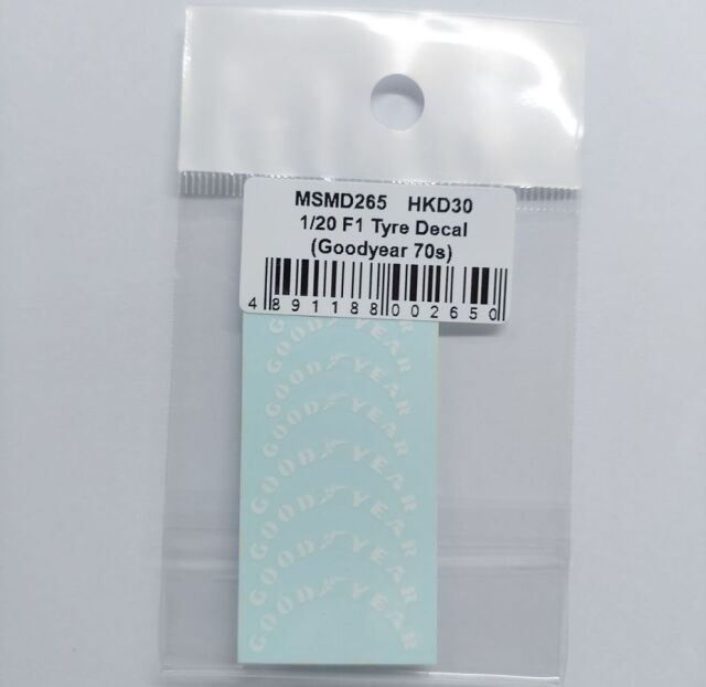 MSMクリエイション 1/20 グッドイヤー F1 1970's タイヤウォール