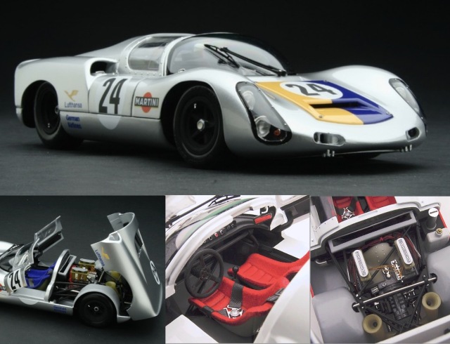 [予約] エグゾト 1/18 ポルシェ 910 マルティニ ニュル 1000km 1968 No.24　MTB00063B