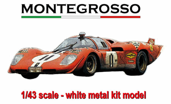 タメオ 1/43 メタルキット フェラーリ 512S ルマン 1970 N.A.R.T No.11  MTG007