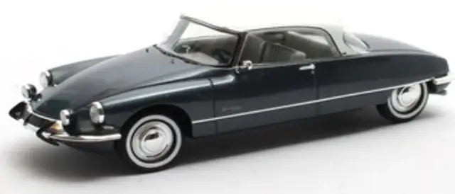 [予約] マトリックス 1/43 シトロエン DS21 グランドパラス クーペ 1971  ホワイト/メタリックブルー　MX50304102