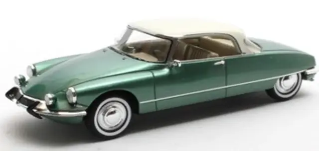 [予約] マトリックス 1/43 シトロエン DS21 グランドパラス クーペ 1971  アイボリー/メタリックグリーン　MX50304103