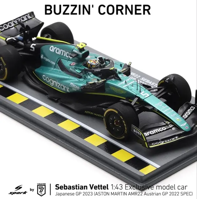 スパーク 1/43 アストンマーティンAMR22 ベッテル2022 アブダビ Aston