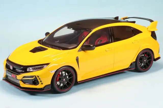 オットーモビル 1/18 ホンダ シビック デルソル スプーン イエロー