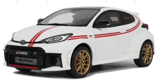 [予約] オットーモビル 1/18 トヨタ GR ヤリス TGR イタリア リミテッド エディション 2024 ホワイト 限定生産品 OTM1183
