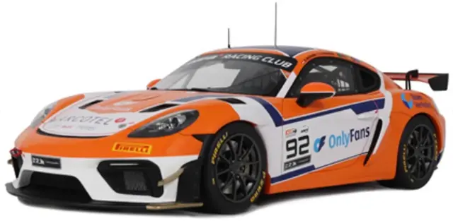 [予約] オットーモビル 1/18 ポルシェ 718 ケイマン GT4 RS クラブスポーツ GT4 ヨーロピアンシリーズ 2024 #92　OTM1235