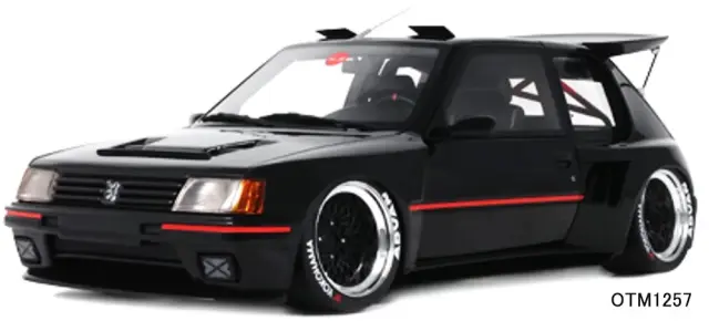 予約] オットーモビル 1/18 プジョー 205 Khyzyl Saleem 2018 ブラック