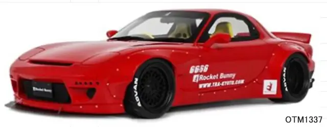 [予約] オットーモビル 1/18 ロケットバニー エアロ V1 マツダ RX-7 FD3S 2015 レッド OTM1337