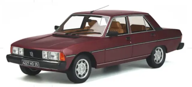 [予約] オットー 1/18 プジョー 604 GTI 1983 レッド 限定生産品　OTM1384
