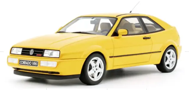 [予約] オットー 1/18 フォルクスワーゲン コラード G60 1988 イエロー 限定生産品　OTM1385