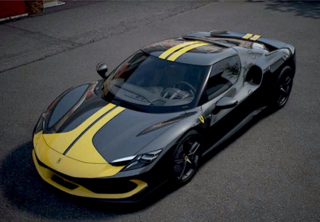 予約] BBR 1/18 フェラーリ 296 アセット フィロラノ カーボン