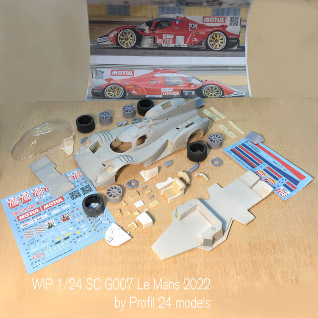 [取り寄せ]　プロフィール24 1/24 レジンキット グリッケンハウス 007 LMH モンツァ 2022 No.708　P24139K