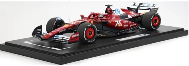 [予約] ミニチャンプス 1/12 フェラーリ SF-25 シャルル ルクレール モナコGP2025 2位入賞　PBBR127C16