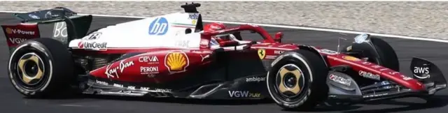 [予約] ミニチャンプス 1/12 フェラーリ SF-25 シャルル ルクレール イタリアGP 2025　PBBR127D16