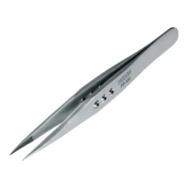 HOZAN（ホーザン）肉厚ピンセット 直型 先端0.6mm　PP-100