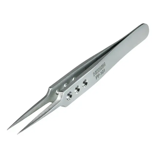 HOZAN（ホーザン）肉厚ピンセット 先細型 先端0.3mm　PP-101