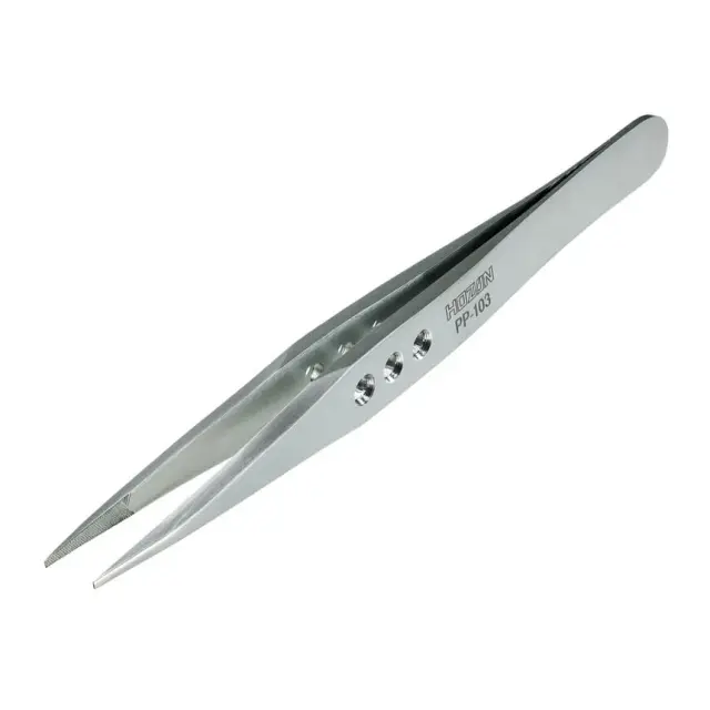 HOZAN（ホーザン）肉厚ピンセット 直型 先端1.2mm　PP-103