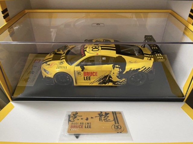 POPレース 1/18 アウディ R8 LMS 李 小龍 ブルースリー生誕80年