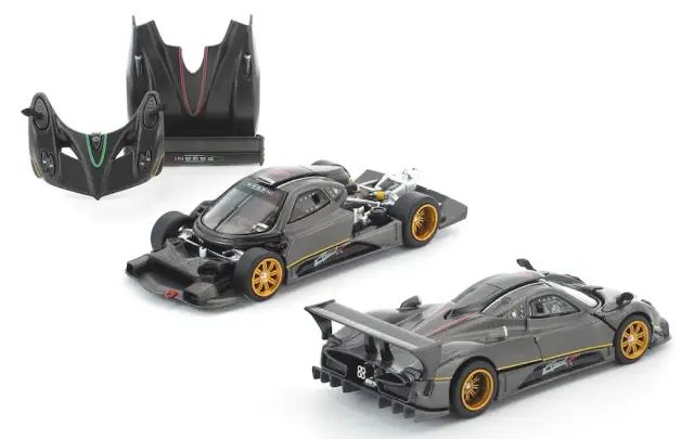 [予約] POPレース 1/64  パガーニ ゾンダ R フルカーボンボディ　PR640125