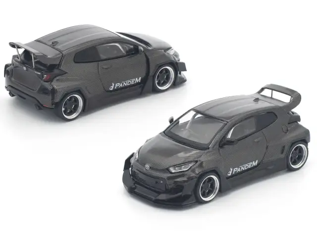 [予約] POPレース 1/64 パンデム トヨタ GR ヤリス カーボンエディション　PR640164