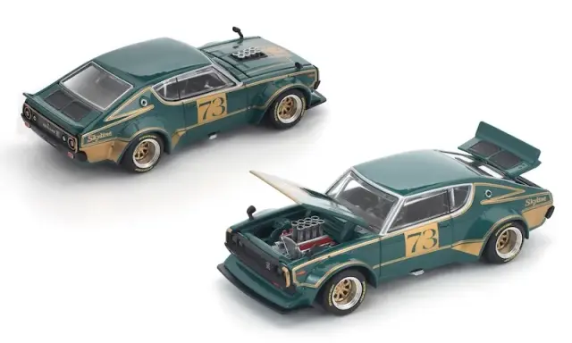 予約] POPレース 1/64 ニッサン スカイライン GT-R KPGC110