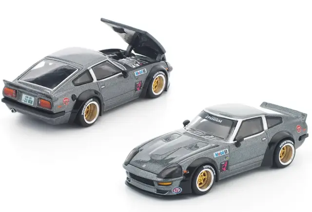 [予約] POPレース 1/64 パンデム ニッサン フェアレディZ 280ZX ガンメタル　PR640390