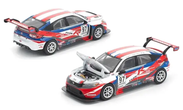 [予約] POPレース 1/64  ホンダ シビック タイプR (FL5) TCR M&Kレーシング　PR640391