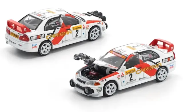 [予約] POPレース 1/64 ミツビシ ランサーエボリューションIV 1998 モンテカルロラリー No.12　PR640402