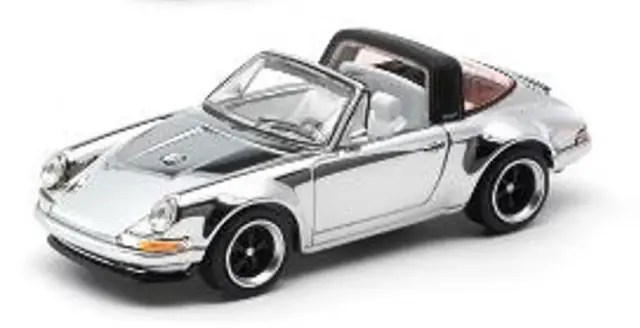 予約] ポップレース 1/64 シンガー タルガ シルバークローム PR640526