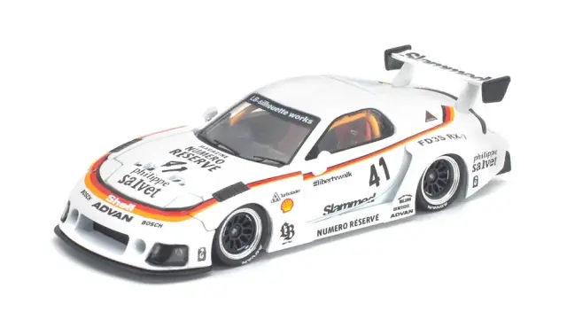 [予約] ポップレース 1/64 LB スーパーシルエット マツダ RX7 FD3S ホワイト　PR640528