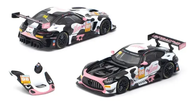 [予約] ポップレース 1/64 メルセデス AMG GT3 EVO UNO RACING No.98 チャイナGT 第2戦 “Momo”　PR640563