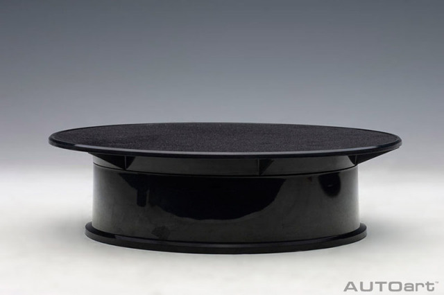 オートアート ロータリー ディスプレイ スタンド スモール 直径20cm ブラック　98017 98017