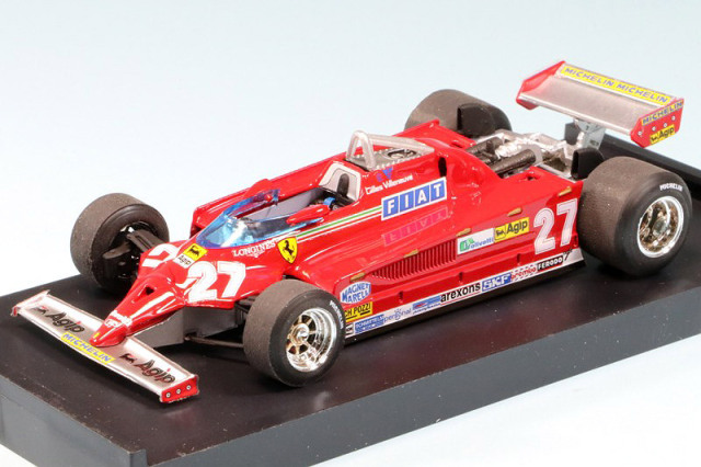 ブルム 1/43 フェラーリ 126CK ターボ モナコGP 1981 Winner G.ビルヌーブ　R367