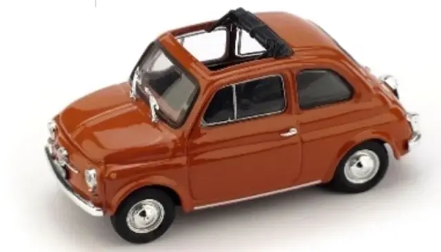 [予約] ブルム 1/43 フィアット 500F オープン 1965-72 コーラルレッド　R45414
