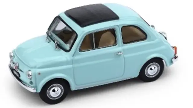 [予約] ブルム 1/43 フィアット 500F クローズ 1965-72 マリンブルー　R45507