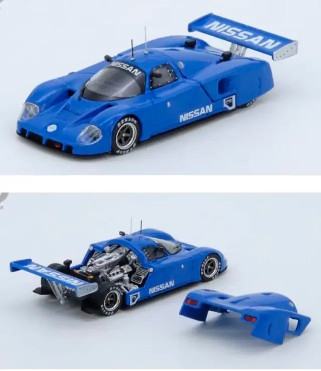 [予約] イノモデル 1/64 ニッサン R89C プレーンボディ ブルー エンジンカウル脱着　R89C-BL