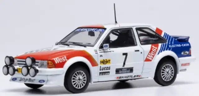 [予約] イクソ 1/43 フォード エスコート Mk.3 RS ターボ 1985 ハスペンガウラリー No.7 S.アンデルヴァン/A.シューネンヴォルフ（スウェーデン） RAC452A