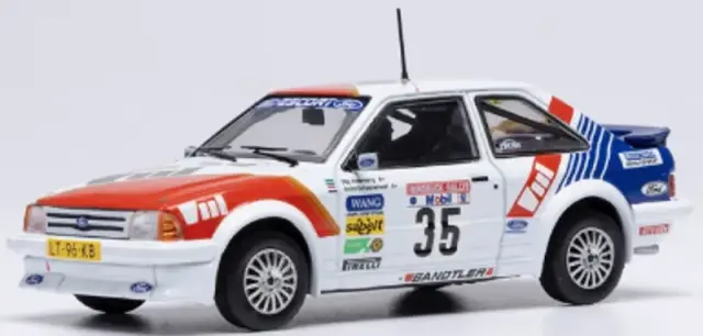 [予約] イクソ 1/43 フォード エスコート Mk.3 RS ターボ 1985 フンスリュックラリー No.35 S.アンデルヴァン/A.シューネンヴォルフ（スウェーデン） RAC452B