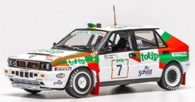 [予約] イクソ 1/43 ランチアデルタ インテグラル 16V 1988 ラリーサンレモ No.7 D.セラート / G.チェリ　RAC454B