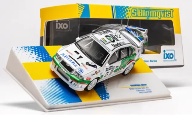 [予約] イクソ 1/43 シュコダ オクタビア WRC 2001 ラリー フィンランド No.21 S.ブロンクヴィスト / A.ゴニ　RAC465SB2SP